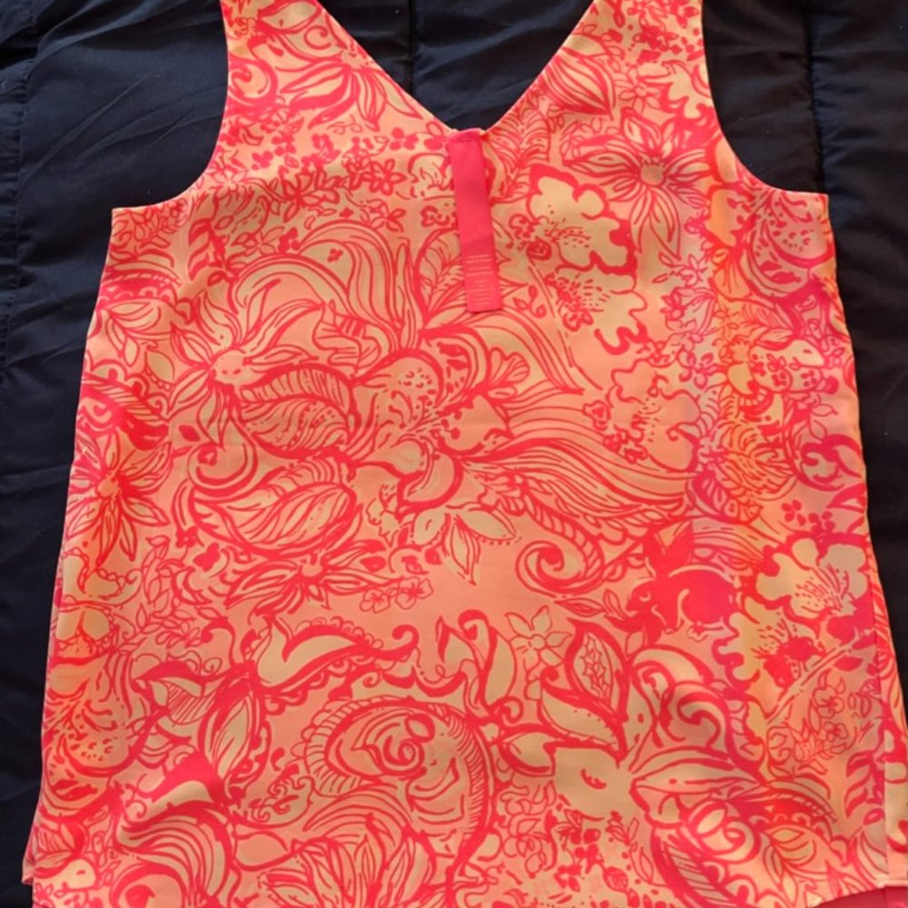 Lilly Pulitzer Women's Florin Reversible Tank - Pink/pink floral